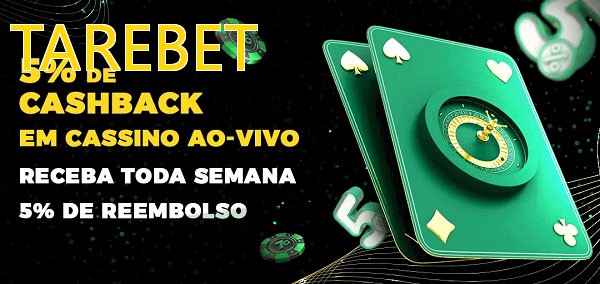 Promoções do cassino ao Vivo TAREBET